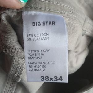 Big Star size 38x34